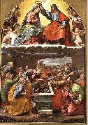 Giulio Romano Coronation of the Virgin oil